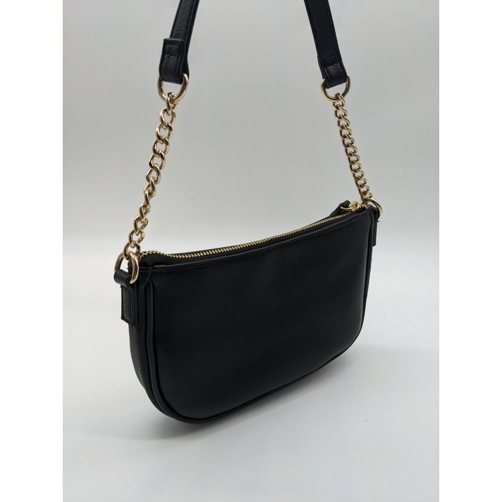 INC Zoiey 2-Piece faux-leather women's XL tote bag + pouch --SNAKE PRINT/BLACK - Picture 6 of 16